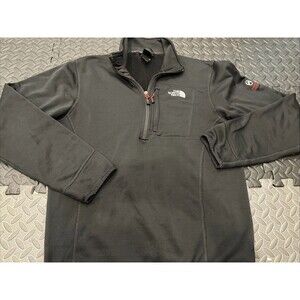 Rare The North Face Jacket  Sz Medium Black Full Zip Summit Series Polartec